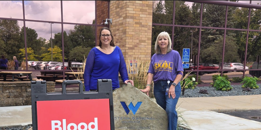 Dawn at MBC Blood Drive